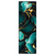 Led Wandbild Marmor Blueten In Tuerkis Gold Schmal Produktvorschau Frontal