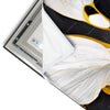 Led Wandbild Marmor Blueten In Weiss Gold Panorama Materialvorschau