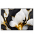 Led Wandbild Marmor Blueten In Weiss Gold Querformat Produktvorschau Frontal
