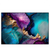 Led Wandbild Marmorstruktur Lavendel Querformat Produktvorschau Frontal