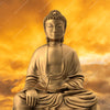 Led Wandbild Meditierender Buddha Am See Querformat Zoom