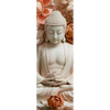 Led Wandbild Meditierender Buddha Mit Blueten Schmal Motivvorschau