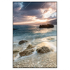 Led Wandbild Meeresrauschen Bei Sonnenuntergang Hochformat Produktvorschau Frontal