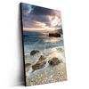 Led Wandbild Meeresrauschen Bei Sonnenuntergang Hochformat Produktvorschau Seitlich