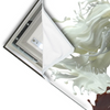 Led Wandbild Milch Kuesst Schokolade Querformat Materialvorschau