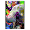 Led Wandbild Moderner Bunter Elefant No 2 Hochformat Produktvorschau Frontal