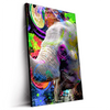 Led Wandbild Moderner Bunter Elefant No 2 Hochformat Produktvorschau Seitlich