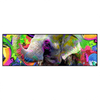 Led Wandbild Moderner Bunter Elefant No 2 Panorama Produktvorschau Frontal