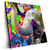 Led Wandbild Moderner Bunter Elefant No 2 Quadrat Produktvorschau Seitlich