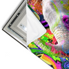 Led Wandbild Moderner Bunter Elefant No 2 Querformat Materialvorschau