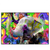 Led Wandbild Moderner Bunter Elefant No 2 Querformat Produktvorschau Frontal