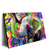 Led Wandbild Moderner Bunter Elefant No 2 Querformat Produktvorschau Seitlich