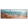 Led Wandbild Moewen Am Strand Panorama Produktvorschau Frontal