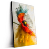Led Wandbild Mohnblume Im Farbnebel Hochformat Produktvorschau Seitlich