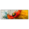 Led Wandbild Mohnblume Im Farbnebel Panorama Produktvorschau Frontal