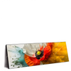Led Wandbild Mohnblume Im Farbnebel Panorama Produktvorschau Seitlich