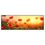 Led Wandbild Mohnblumenfeld Bei Sonnenuntergang Panorama Produktvorschau Frontal