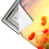 Led Wandbild Mohnblumenfeld Bei Sonnenuntergang Quadrat Materialvorschau