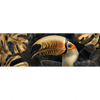 Led Wandbild Monstera Und Tukan Gold Panorama Motivvorschau
