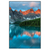 Led Wandbild Moraenensee Sonnenaufgang Hochformat Produktvorschau Frontal