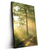 Led Wandbild Morgenspaziergang Im Nebeligem Wald Hochformat Produktvorschau Seitlich
