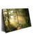 Led Wandbild Morgenspaziergang Im Nebeligem Wald Querformat Produktvorschau Seitlich
