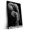 Led Wandbild Mutter Baby Elefant Hochformat Produktvorschau Seitlich