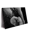 Led Wandbild Mutter Baby Elefant Querformat Produktvorschau Seitlich