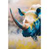 Led Wandbild Nashorn Farben Der Wildness Hochformat Motivvorschau