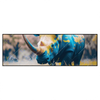 Led Wandbild Nashorn Farben Der Wildness Panorama Produktvorschau Frontal