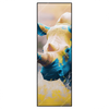 Led Wandbild Nashorn Farben Der Wildness Schmal Produktvorschau Frontal