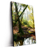 Led Wandbild Natuerlicher Wald Hochformat Produktvorschau Seitlich