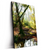 Led Wandbild Natuerlicher Wald Hochformat Produktvorschau Seitlich