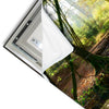 Led Wandbild Natuerlicher Wald Quadrat Materialvorschau