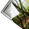 Led Wandbild Natuerlicher Wald Querformat Materialvorschau