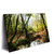 Led Wandbild Natuerlicher Wald Querformat Produktvorschau Seitlich