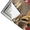 Led Wandbild Naturbild Fuchs Und Blumen Hochformat Materialvorschau