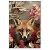 Led Wandbild Naturbild Fuchs Und Blumen Hochformat Produktvorschau Frontal