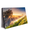 Led Wandbild Nebel Am Fluss Querformat Produktvorschau Seitlich