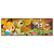 Led Wandbild Niedliche Waldtiere Panorama Produktvorschau Frontal