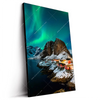 Led Wandbild Nordlichter Hochformat Produktvorschau Seitlich