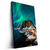 Led Wandbild Nordlichter Hochformat Produktvorschau Seitlich