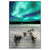 Led Wandbild Nordlichter Und Schlittenhunde Hochformat Produktvorschau Frontal