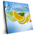 Led Wandbild Obst Unter Wasser Quadrat Produktvorschau Seitlich