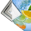 Led Wandbild Obst Unter Wasser Querformat Materialvorschau