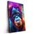 Led Wandbild Orang Utan In Regenbogenfarben Hochformat Produktvorschau Seitlich