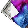 Led Wandbild Orang Utan In Regenbogenfarben Schmal Materialvorschau