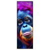 Led Wandbild Orang Utan In Regenbogenfarben Schmal Produktvorschau Frontal