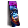 Led Wandbild Orang Utan In Regenbogenfarben Schmal Produktvorschau Seitlich