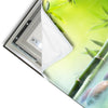 Led Wandbild Orchidee Im Japanischer Brunnen Quadrat Materialvorschau